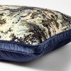 Navy Abstract Tree Printed Pillow with Gusset - 24x24 - Threshold designed with Studio McGee - 3 of 3