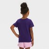 Toddler Girls' Short Sleeve One More Chapter Graphic T-Shirt - Cat & Jack™ Purple - 3 of 4