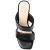 Journee Collection Womens Kailee Tru Comfort Foam Slip On Open Square Toe Wedge Sandals Black 10 - 4 of 4