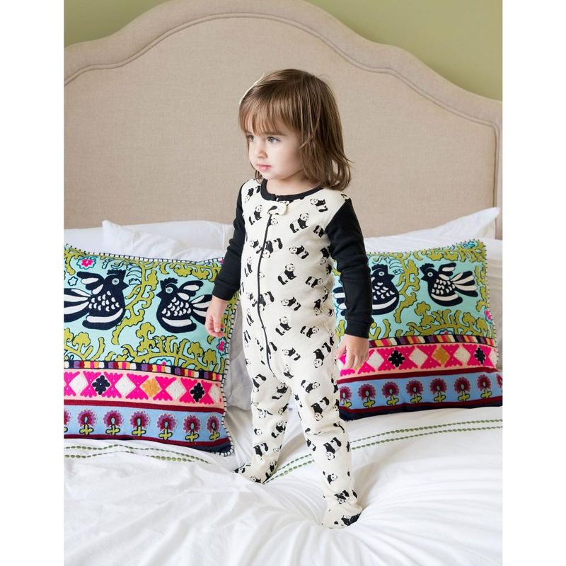 Leveret Footed Sleeper Cotton Pajamas, 2 of 3