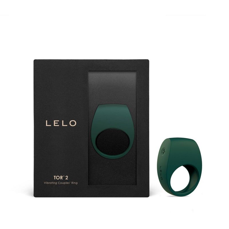 LELO Tor 2 Rechargeable and Waterproof Vibrating Ring - Green, 1 of 6
