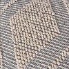 Brinket Large Contemporary Faux Yarn Pouf Ottoman Ivory/Gray - Christopher Knight Home: Handcrafted, Tufted Design, Removable Cover - 4 of 4