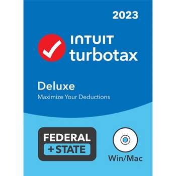 TurboTax 2023 Deluxe Federal and State Tax Software