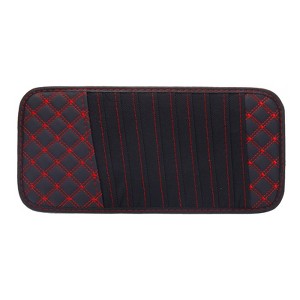 Unique Bargains PU Leather Car Visor Dividers Holders - 1 of 4