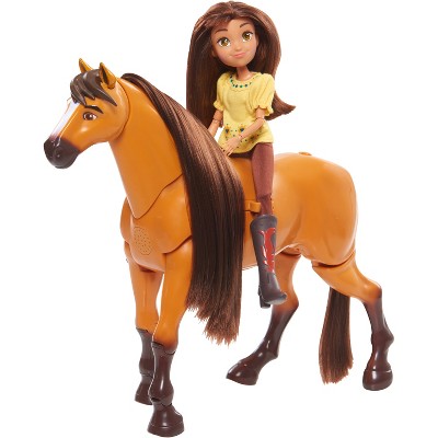 deluxe walking spirit horse with lucky doll