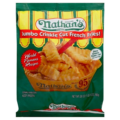 Nathan's Famous Frozen Crinkle Fries - 28oz