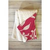 Viviana Gonzalez Floral Magenta vibes Fleece Blanket - Deny Designs - image 2 of 2