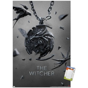 Trends International Netflix The Witcher: Season 3 - Medallion Key Art Unframed Wall Poster Prints - 1 of 4