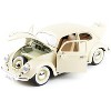 1955 Volkswagen Beetle Kafer Beige 1/18 Diecast Model Car by Bburago - 2 of 4