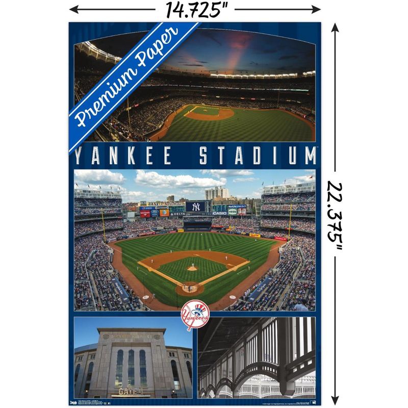 Trends International MLB New York Yankees - Stadium 16 Unframed Wall Poster Prints, 3 of 7