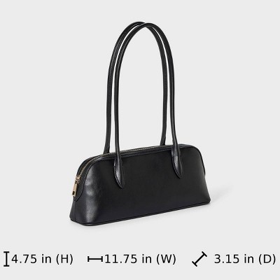 A New Day Long Handle Satchel Handbag - A New Day™ Black — фото 6