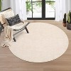 Acekool Washable Rug, Modern Abstract Non Slip Low Pile Soft Indoor Carpet for Living Room Bedroom Playroom, Stain Resistant - 3 of 4