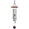 Woodstock Wind Chimes Signature Collection  Woodstock Amethyst Chime  Silver Wind Chime - 3 of 4