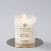 Frosted Glass Peace + Tranquility Lidded Jar Candle White - Mind & Body by Chesapeake Bay Candle - image 2 of 4