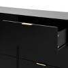 Gulches Modern Black 8-Drawer Dresser - Tall Wood Chest, Anti-Toppling, Smooth Gliding, 47.2"W?¨¢15.74"D?¨¢38.97"H - 2 of 4