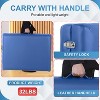 FDW Portable 84 Inches Long 28 Inchs Wide Hight Adjustable Table 2 Folding Massage Spa Facial Cradle Salon Bed W/Carry Case - 4 of 4