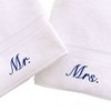 Linum Home Textiles 100% Turkish Cotton "Mr." and "Mrs." 2PC Hand Towel Set - 3 of 3