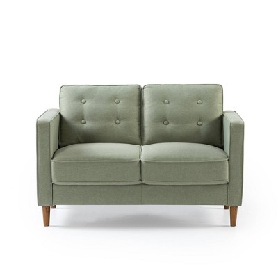 53" Lauren Loveseat Sofa Pearl Green - Zinus