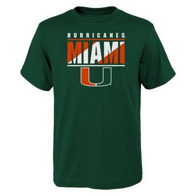 Ncaa Miami Hurricanes Boys' Core Cotton T-shirt : Target