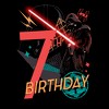 Boy's Star Wars: A New Hope Darth Vader 7th Birthday Abstract Background T-Shirt - 2 of 4