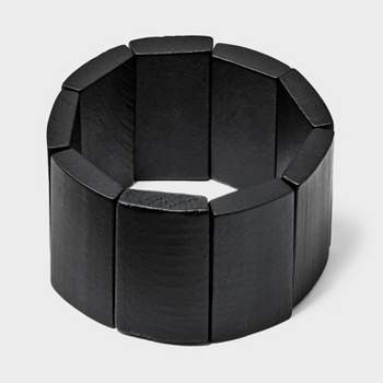 Wood Stretch Bracelet - A New Day™ Black