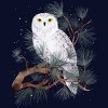Junior's Design By Humans Snowy By littleclyde T-Shirt - 2 of 3