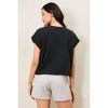 Women's Techno Suave Boxy Crop Top - wasabi + mint - 3 of 3