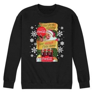 Men's - Coca-Cola - Host The Holidays Graphic Fleece Sweatshirt - 1 of 4
