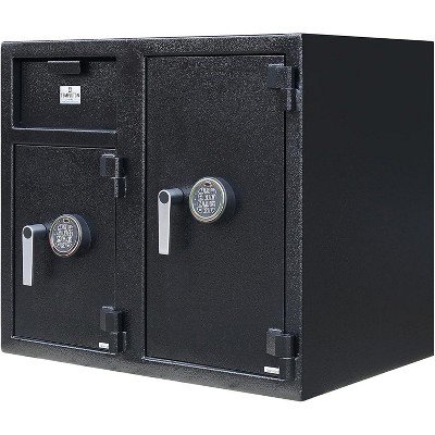 T869 Dual Safe Depository Drop Safe & Lock Box, Electronic Multi-User Keypad Combination Lock