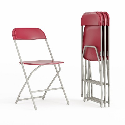 Alamont 4pk Plastic Folding Chairs