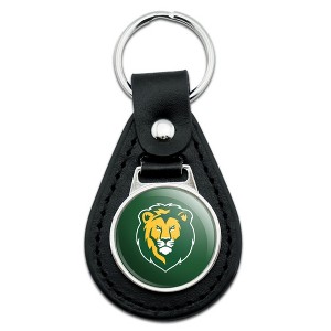 Southeastern Louisiana University Primary Logo Black Leather Keychain - 1 of 4