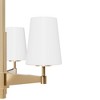 Hunter Fans 22" Nolita 3-Light Ceiling Light Alturas Gold Finish - Elegant Indoor Chandelier for Dining Rooms and More - 3 of 4