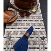 Design Imports  Colby Southwest Jacquard Fringe Table Runner, Dark Brown/Stone, 15X72" - 3 of 3