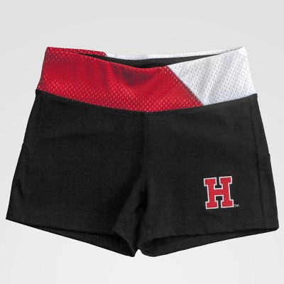 NCAA Harvard Crimson Yoga Shorts - Black M