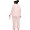 Whitemark Plus Size Three-Piece Pajama Set - 4 of 4