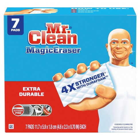 Mr. Clean Extra Durable Scrub Magic Eraser Sponges - 7ct : Target