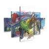 Trademark Fine Art Fong Fai Harmony Of Nature 5 Piece Panel Set Art - 2 of 3
