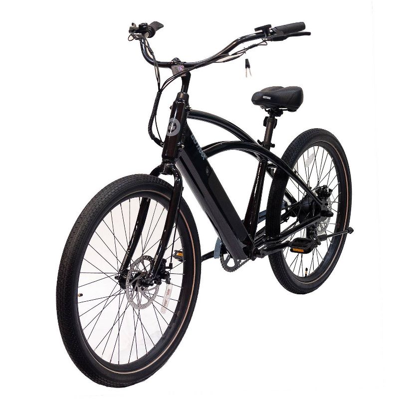 GOTRAX Adult Shoreline 27.5&#34; Step Over Electric Cruiser Bike - Black, 2 of 5