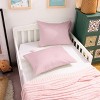 2 Pack 500 Thread Count Cotton Envelope Toddler Pillowcases, Ultra Soft Travel Pillow Cases - NTBAY - 2 of 4