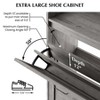 Garvee Shoe Cabinet with 2 Flip Drawers,Freestanding Shoe Storage Cabinet Organizer for Entryway,Dry & Wet Separation Shoe Organizer with Metal Legs - 4 of 4