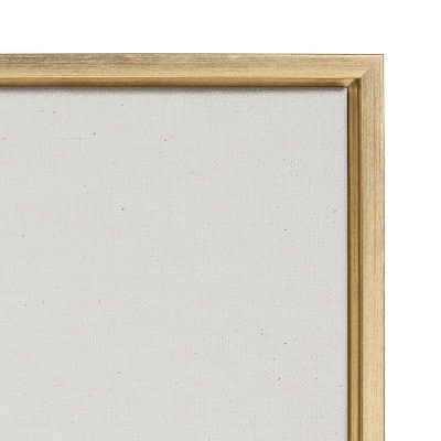 Gold Framed Abstract Canvas Wall Art, 30.87" x 41.87"