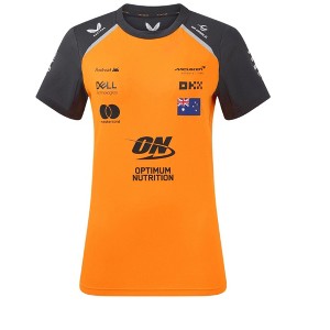 Castore McLaren F1 Women's 2025 Oscar Piastri Team Drivers T-Shirt - 1 of 4