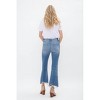 Women's High Rise Crop Flare Jeans - mica denim - 4 of 4