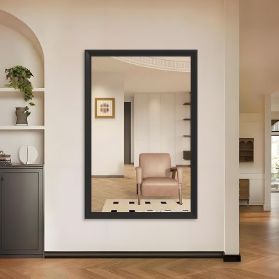 CAVINAS 32x24 Inch Bathroom Mirror, Classy Waterproof LED Vanity Mirror, Anti-Fog Makeup Mirror with Focused Backplane for Bathroom