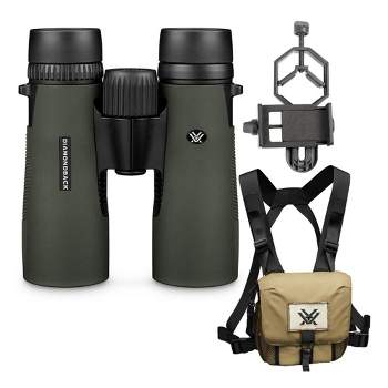 Vortex 8x42 Diamondback HD Roof Prism Binoculars with Glasspak & Phone Adapter