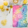 Emanuela Carratoni Boho Rainbow Tie Dye Cutting Board Rectangle -Deny Designs - 2 of 3