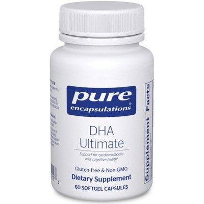 Pure Encapsulations DHA Ultimate - Eco-Friendly Supercritical CO2 Extracted DHA Fish Oil Concentrate
