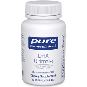 Pure Encapsulations DHA Ultimate - Eco-Friendly Supercritical CO2 Extracted DHA Fish Oil Concentrate - 1 of 4