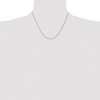 Black Bow Jewelry 2mm Stainless Steel Antiqued Ball Chain Necklace - 2 of 4