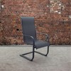 Courtyard Casual Santa Fe Aluminum Spring Chair Sling Bucket Set of 6 - 2 of 4